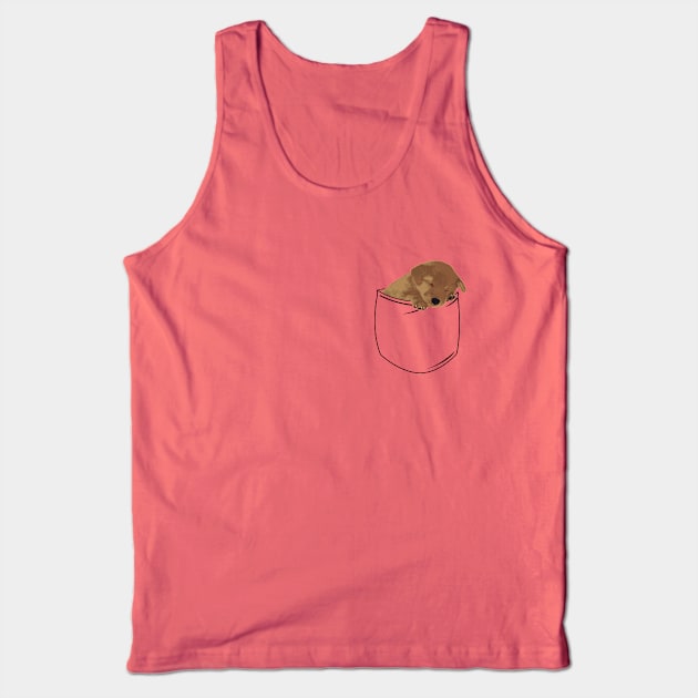 Pocket Puppy Tank Top by DJV007